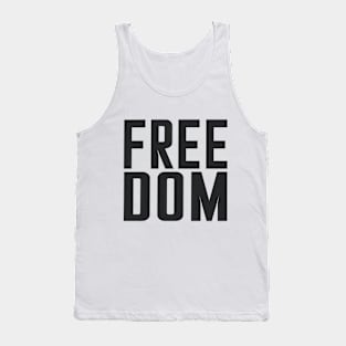 FREEDOM | 80s Style | Equality | Social Justice Tank Top